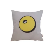 Biggdesign Home Sarı Beyaz 4 Lü Yastık Kılıfı - 4
