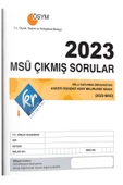2023 MSÜ Çıkmış Sorular Tıpkı Basım Kitapçığı KR Akademi Yayınları - 1