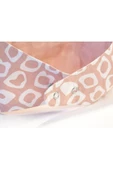 Babyjem Diş Kaşıyıcılı Poplin Fular Önlük Pembe Kareli - 3