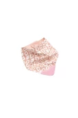 Babyjem Diş Kaşıyıcılı Poplin Fular Önlük Pembe Kareli - 1