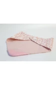 Babyjem Diş Kaşıyıcılı Poplin Fular Önlük Pembe Kareli - 2