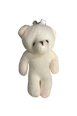 Babyjem Oyuncak Peluş Ayıcık Anahtarlık & Çanta Süsü & Doğum Günü Hediyesi (krem) thumbnail 1