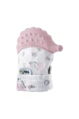 Babyjem Bebek Diş Kaşıyıcı Eldiven Kirpi Desenli Pembe - 1