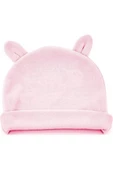 Babyjem Yenidoğan Bebe Şapka Kulaklı 585 Pembe - 1