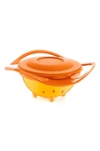 Babyjem Dökülmeyen Tabak Turuncu & Mama Kaşık Çatal Takımı Turuncu thumbnail 4