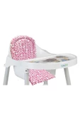 Babyjem Mama Sandalyesi Minderi 403 Pembe Kare - 3