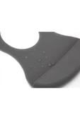Babyjem Mini Silikon Önlük - Gri - 5