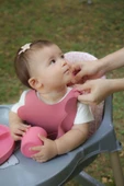 Babyjem Mini Silikon Önlük Pudra - 5
