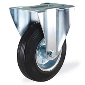 Kama Sabit Tablalı 150x40 mm Teker Siyah Burçlu Ağır Yük Tekeri - 3