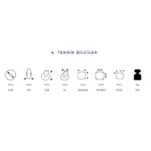 Kama Oynak Tablalı 100x32 mm Teker Poliamid Beyaz Burçlu Ağır Yük Tekeri - 2