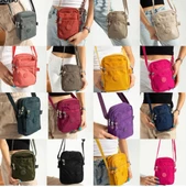 M 227 Mega Bag Krinkıl Kumaş Unisex Küçük Omuz Çantası, Telefonluk - 1