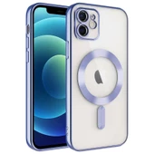 Apple iPhone 11 Kılıf Kamera Korumalı Magsafe Parlak Luxury - 7