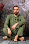 Nisanca Pamuklu Uzun Kollu Erkek Pijama Takımı - 4