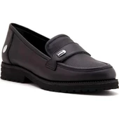 MAMMAMİA D22YA-3245 EVA TABAN LOAFER DERİ KADIN AYAKKABI - 6
