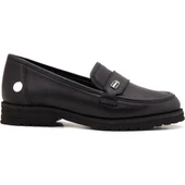 MAMMAMİA D22YA-3245 EVA TABAN LOAFER DERİ KADIN AYAKKABI - 2