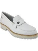 MAMMAMİA D22YA-3245 EVA TABAN LOAFER DERİ KADIN AYAKKABI - 1