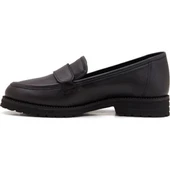 MAMMAMİA D22YA-3245 EVA TABAN LOAFER DERİ KADIN AYAKKABI - 7
