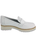 MAMMAMİA D22YA-3245 EVA TABAN LOAFER DERİ KADIN AYAKKABI - 4