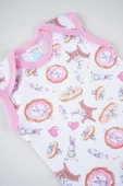 SEÇKİN PAMUK DESENLİ BEBEK ASKILI ÇITÇITLI BADİ ZIBIN - 4