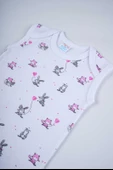 SEÇKİN PAMUK DESENLİ BEBEK ASKILI ÇITÇITLI BADİ ZIBIN - 5