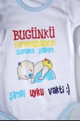 YENİ SEZON BUGÜNKÜ YARAMAZLIKLARIN SONUNA GELDİM YAZILI BEBEK ÇOCUK UZUN KOL PAMUK BADY ZIBIN - 5
