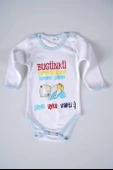 YENİ SEZON BUGÜNKÜ YARAMAZLIKLARIN SONUNA GELDİM YAZILI BEBEK ÇOCUK UZUN KOL PAMUK BADY ZIBIN - 1