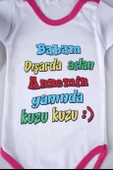 YENİ SEZON BABAM DIŞARDA ASLAN YAZILI BEBEK ÇOCUK UZUN KOL PAMUK BADY ZIBIN - 2