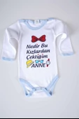 YENİ SEZON NEDİR BU KIZLARDAN ÇEKTİĞİM YAZILI BEBEK ÇOCUK UZUN KOL PAMUK BADY ZIBIN - 7
