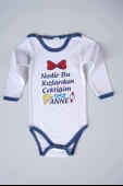 YENİ SEZON NEDİR BU KIZLARDAN ÇEKTİĞİM YAZILI BEBEK ÇOCUK UZUN KOL PAMUK BADY ZIBIN - 5