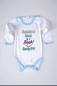 YENİ SEZON ANNEM BENİ ÇOK SEVİYO YAZILI BEBEK ÇOCUK UZUN KOL PAMUK BADY ZIBIN - 7