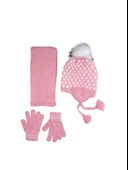 KİTTİ K2170-07 4-8 YAŞ ATKI BERE ELDİVEN SET - 1