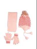 KİTTİ K2170-07 4-8 YAŞ ATKI BERE ELDİVEN SET - 4