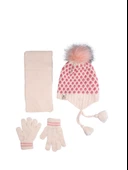 KİTTİ K2170-07 4-8 YAŞ ATKI BERE ELDİVEN SET - 3