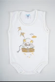 YENİ SEZON ASKILI DESENLİ BEBEK BADİ ZIBIN - 1