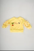 KIZ BEBEK KİRAZ CHERRY FİGÜRLÜ KADİFE TAKIM - 2