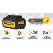 Cat Gxb5 18Volt/5.0Ah Graphene Li-Polimer One For All Profesyonel Yedek Akü - 3