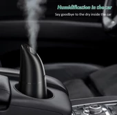 Hava Oda Araç Nemlendirici Buhar Makinesi 200ml Led Işıklı Aroma Difüzörü - 10