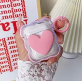 Airpods Pro Uyumlu Sevimli Kalpli Silikon Kılıf - 3