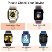 Apple Watch Ultra 49mm Kılıf Kasa Koruyucu Taşlı 360 Tam Koruma Kapak Gard - 9