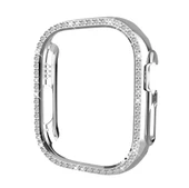 Apple Watch Ultra 49mm Kılıf Kasa Koruyucu Taşlı 360 Tam Koruma Kapak Gard - 1