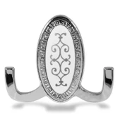 Seçil Vestiyer Duvar Askısı Dolap Elbise Askılığı Krom Desenli Metal Askı (4 ADET) - 4