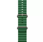 Apple Watch Kordon 3 4 5 6 7 8 SE Ultra Serisi 42 Mm/44 Mm/45Mm/46MM/ 49Mm Uyumlu Ocean Silikon Spor Kayış - 9