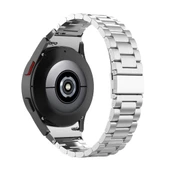 Samsung Galaxy Watch 4 5 6 7 FE 40 40 44 Classic 42 43 46 47 mm Kordon 1-1 Uyumlu Klipsli Metal Kordon 04 - 8