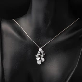 Yaşam Çiçeği 0,32 Karat Pırlantalı Altın Kolye - 2