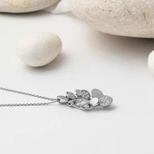 Yaşam Çiçeği 0,32 Karat Pırlantalı Altın Kolye - 3