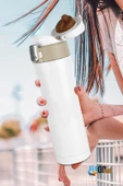 Beyaz Çelik Termos Matara 500 Ml - 2