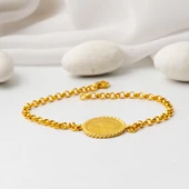 22 Ayar Altın Çeyrek Reşatlı Bileklik thumbnail 3