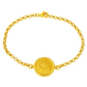 22 Ayar Altın Çeyrek Reşatlı Bileklik thumbnail 1