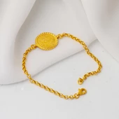 22 Ayar Altın Çeyrek Reşatlı Bileklik thumbnail 5