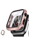 Apple Watch 44 Mm 360 Derece Koruyucu Kılıf Siyah thumbnail 2